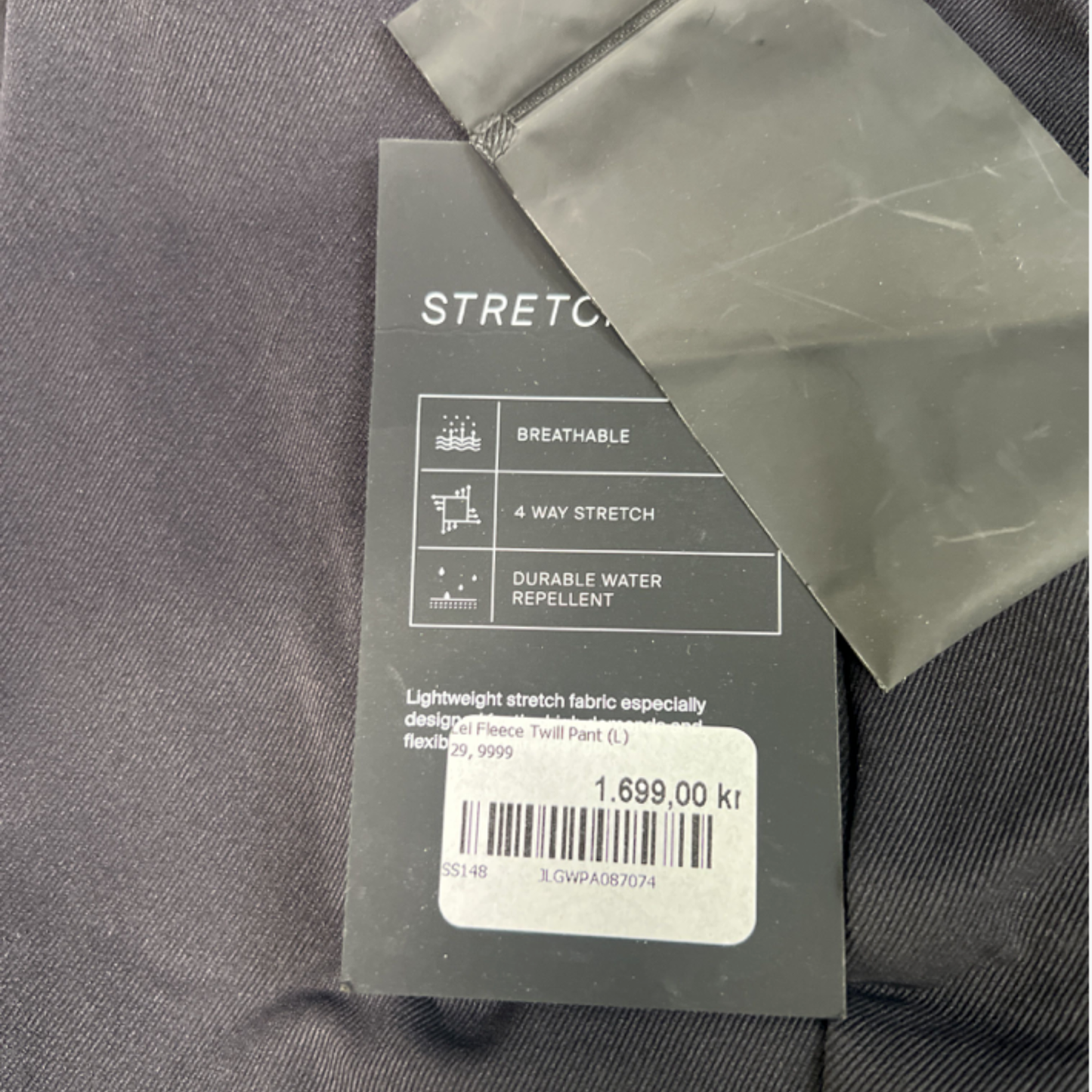 J.Lindeberg Lei Fleece Twill Pant