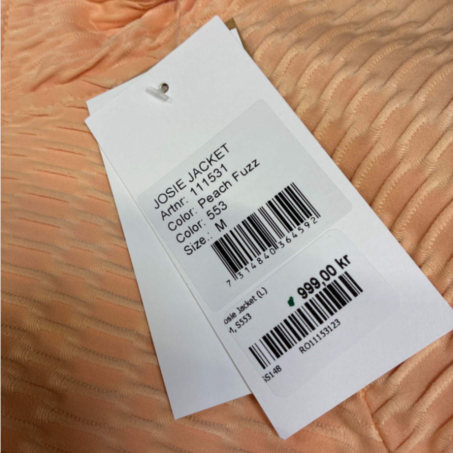 Röhnisch - Josie Jacket Peach Fuzz