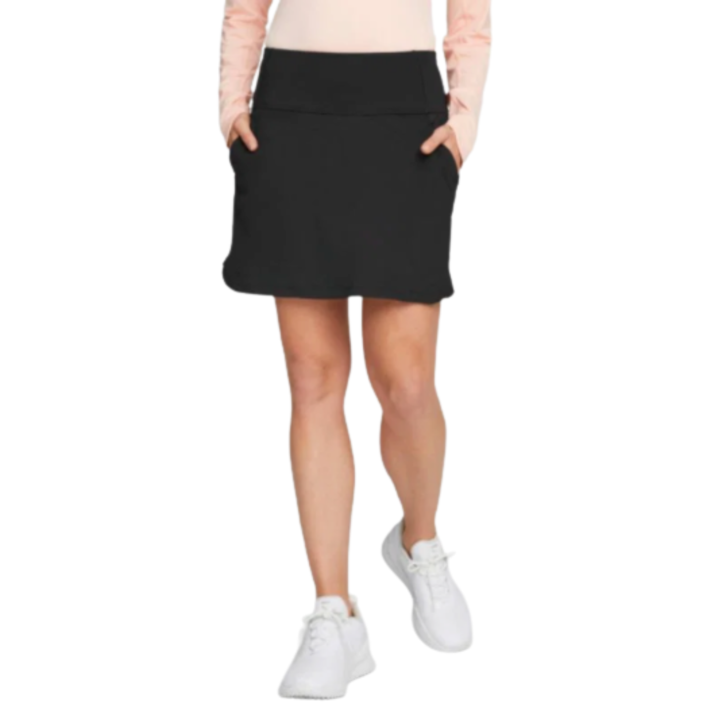 Golfkjol Puma PWRMESH Skirt 45 cm Svart