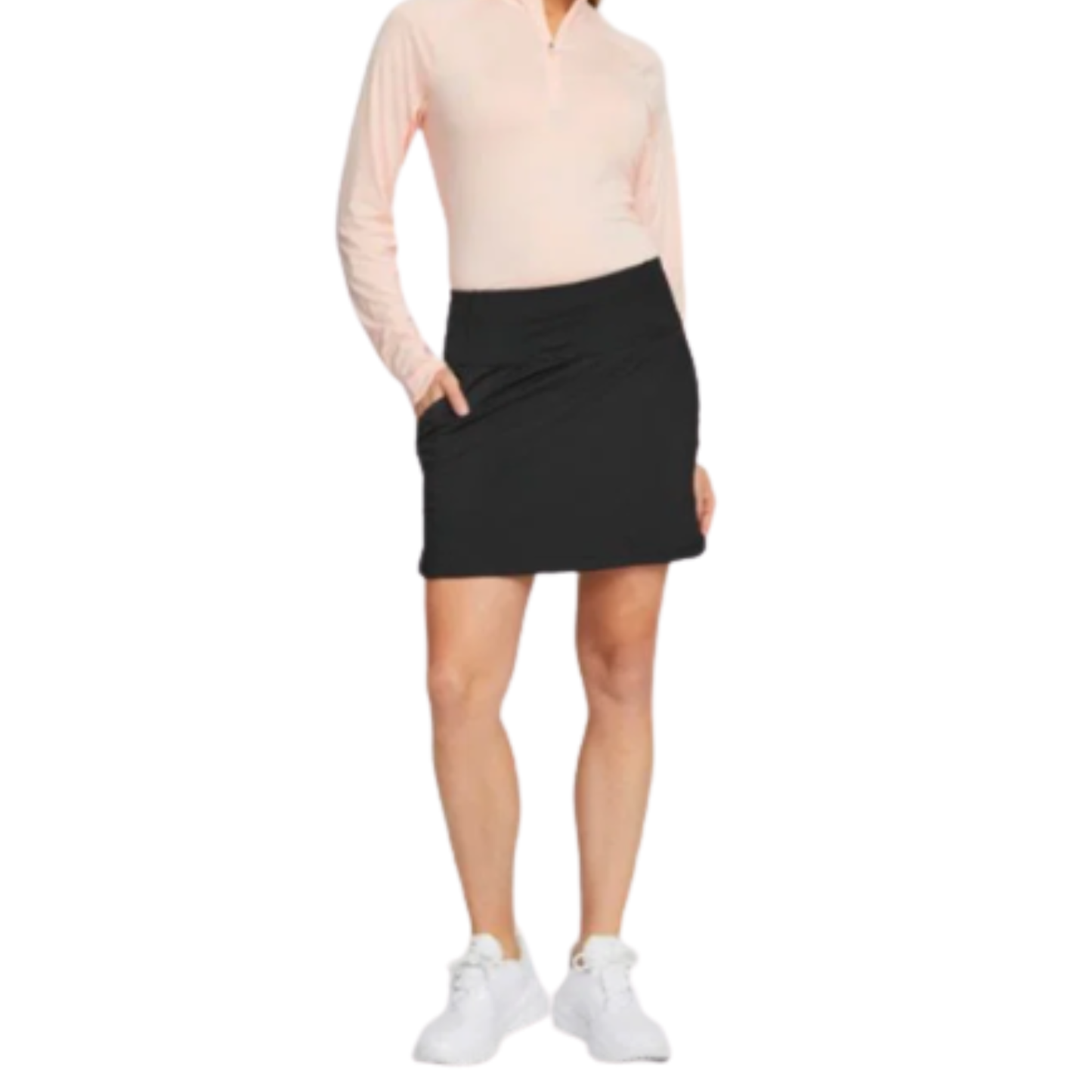 Golfkjol Puma PWRMESH Skirt 45 cm Svart