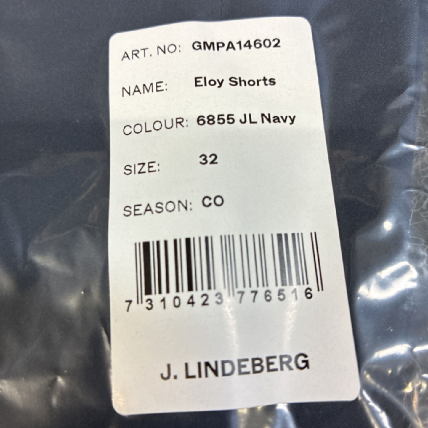 J.LINDEBERG Sports ELOY SHORTS NAVY