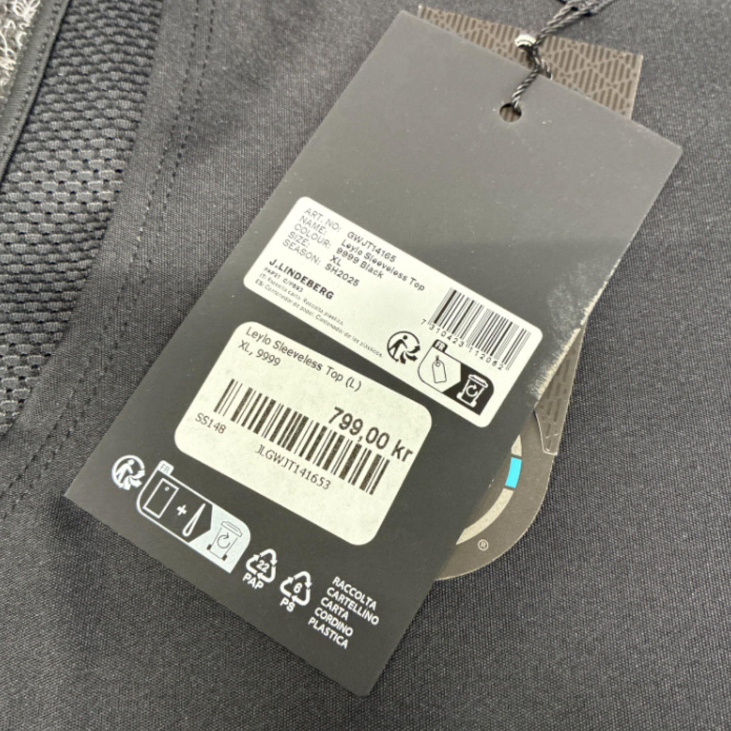 Sleeveless Top J.Lindeberg Leylo
