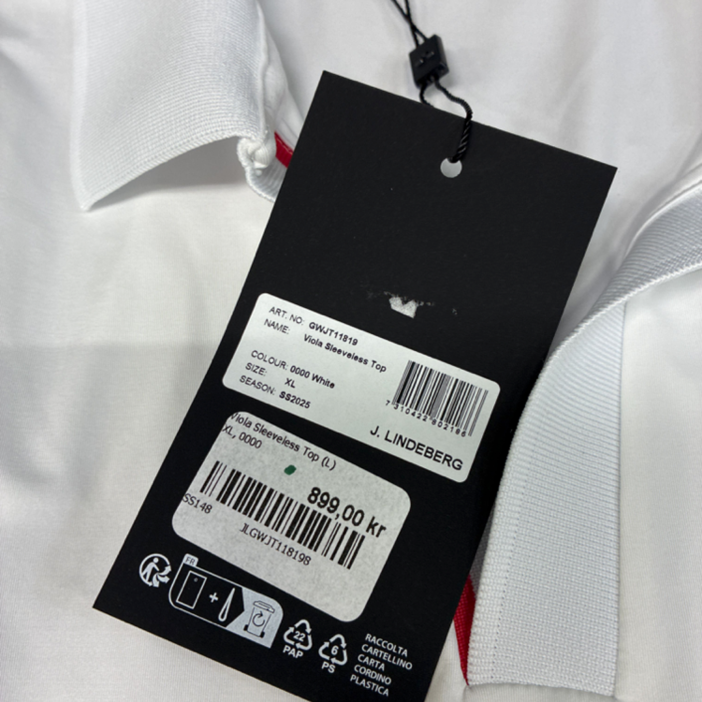 Sleeveless Top J.Lindeberg Viola